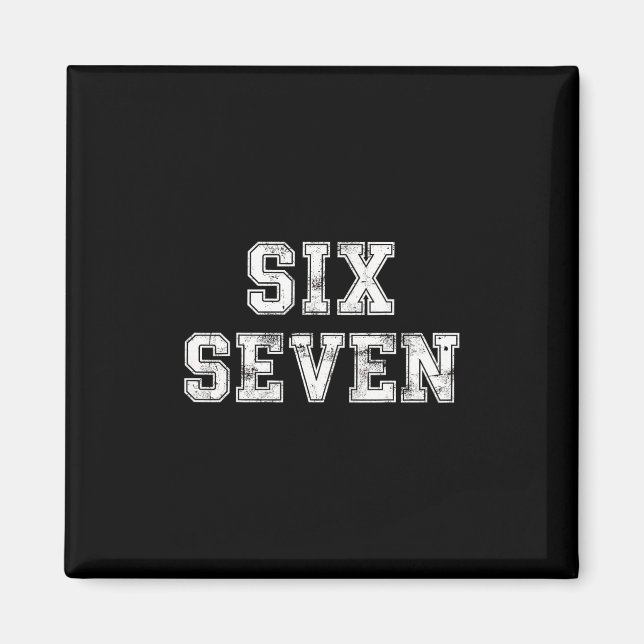 Aimant Six Sept Cool Nombre Gen Alpha Argot 6 7 Tendance (Devant)