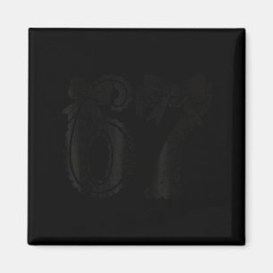 Aimant Six Seven 67 Mème Numéro 67 Coquette Arc Femmes Gi