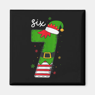Aimant Six Seven 6 7 Mème Santa Noël Xmas Nombre 67
