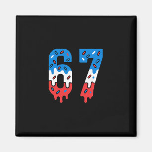 Aimant Six Seven Drippy Glace Sports 67 Mème Cool Hommes