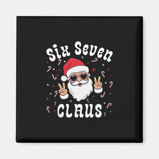 Aimant Six Seven Santa Claus Funny 67 Christmas Meme Boys
