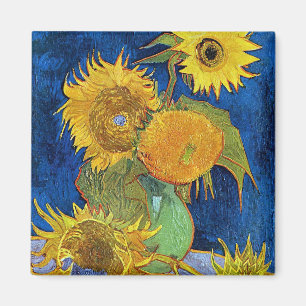 Aimant Six Sunflowers, Van Gogh