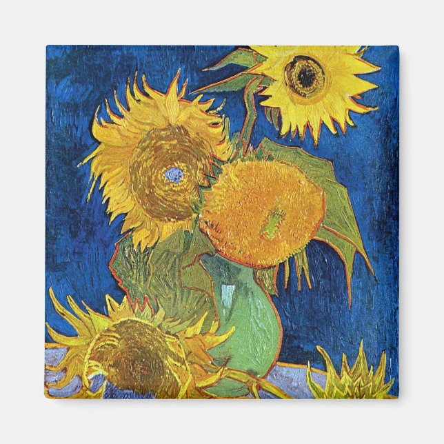 Aimant Six Sunflowers, Van Gogh (Devant)