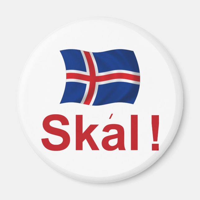 Aimant Skal islandais ! (Santé) (Devant)