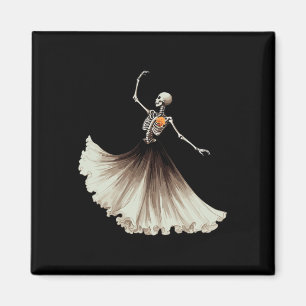 Aimant Skeleton Ballerina Ballet Danse Halloween Femmes G