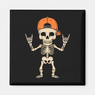Aimant Skeleton Casquette Halloween Punk Rock Hommes garç