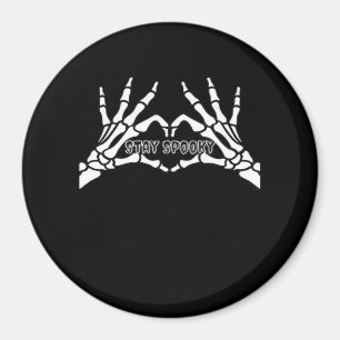 Aimant Skeleton Coeur Et Mains Design Classique