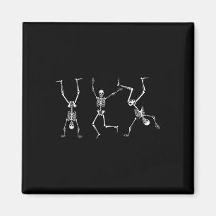 Aimant Skeleton Dance Challenge Halloween effrayant Skele