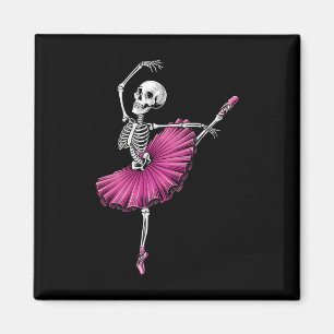 Aimant Skeleton Dancing Ballet Amateurs Éffrayant Hallowe