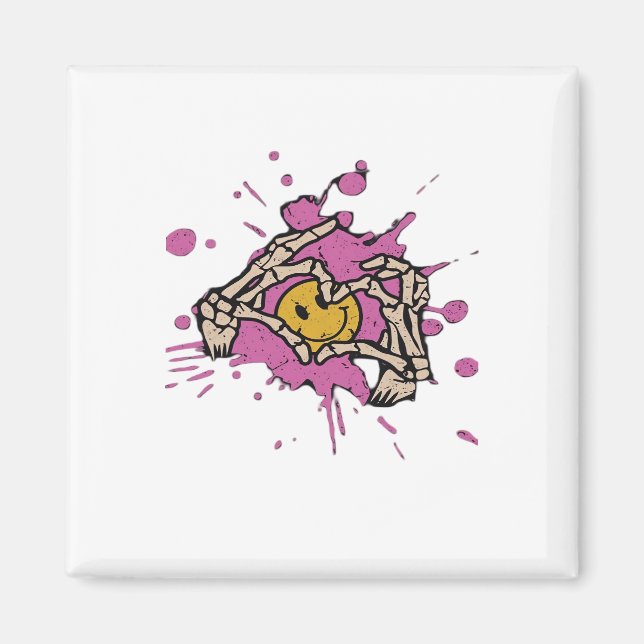 Aimant Skeleton Hand Heart Show Classic (Devant)