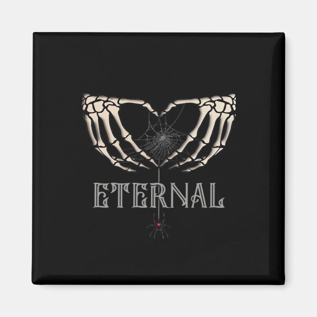 Aimant Skeleton Hands Heart Classic (Devant)