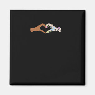 Aimant Skeleton Hands Heart Show Basic