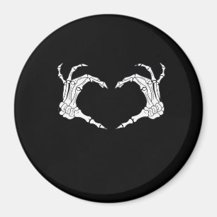 Aimant Skeleton Heart Hands Classic