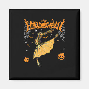 Aimant Skeleton Llerinas Llet Dance mignonne Halloween Co
