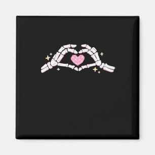 Aimant Skeleton Mains Coeur drôle