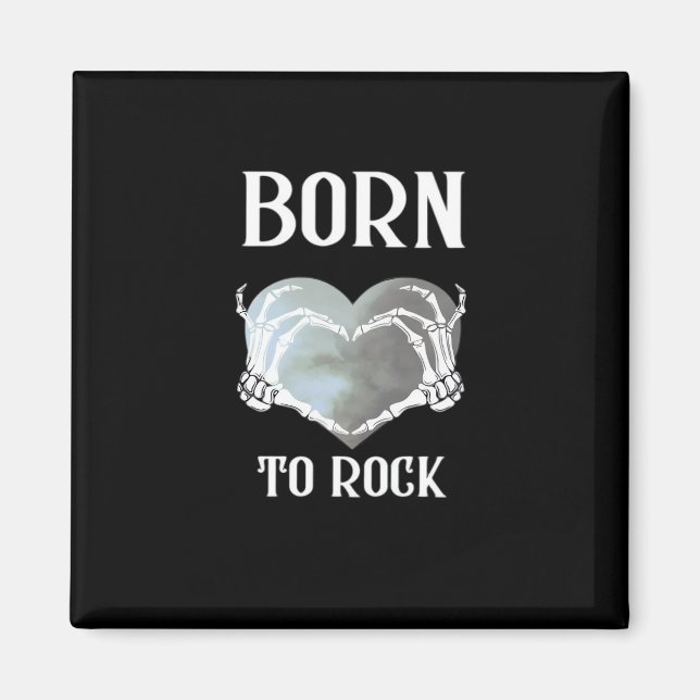 Aimant Skeleton Mains Grey Heart Graphic Pour Classique (Devant)