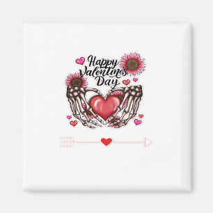 Aimant Skeleton Mains Valentines Classic de la journée