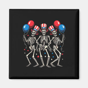 Aimant Skeletons 4 juillet Funky Independence Day 2