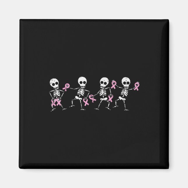 Aimant Skeletons du cancer du sein Sensibilisation à la d (Devant)