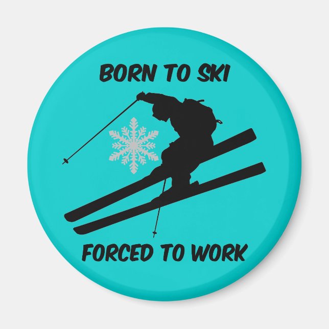 Aimant Ski (Devant)