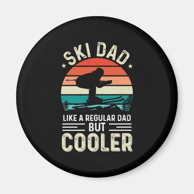 Aimant Ski Dad (Devant)