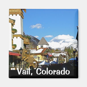 Aimant Ski d'Apres dans Vail