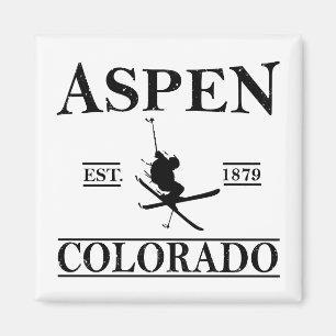 Aimant Ski d'Aspen Colorado