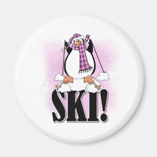 Aimant Ski de Penguin