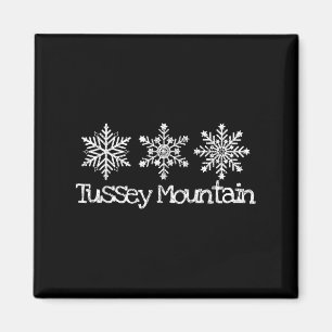Aimant Ski de Tussey Mountain Ski Snowflakes hiver