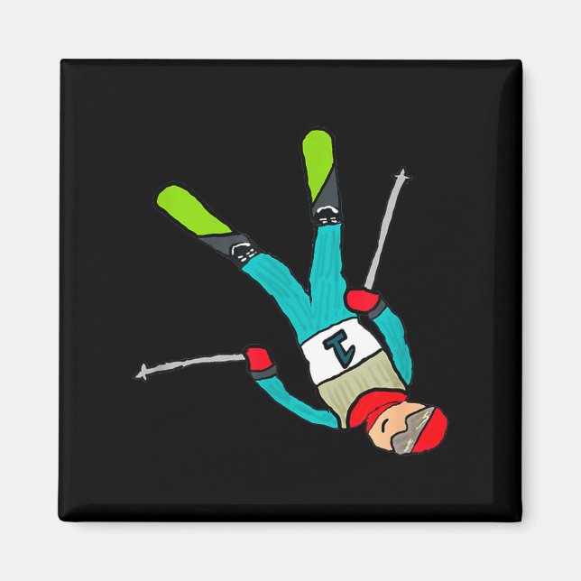 Aimant Ski freestyle  (Devant)