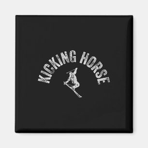 Aimant Ski Kicking Horse Ca Vintage Canada Ski Bc Cool