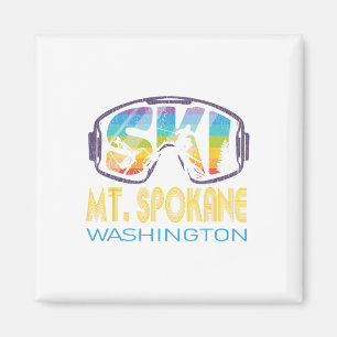 Aimant Ski Mont Spokane Washington Vacances ski