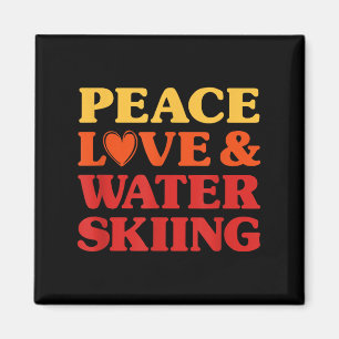 Aimant Ski Nautique J'adore Le Ski Nautique Pour Les Femm
