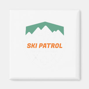 Aimant Ski Patrol You Fall We Haul Skier Istance Skier A
