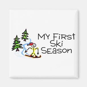 Aimant Skiant ma première saison de ski