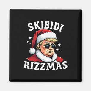 Aimant Skibidi Rizzmas Trump Noël Père Noël Trump X