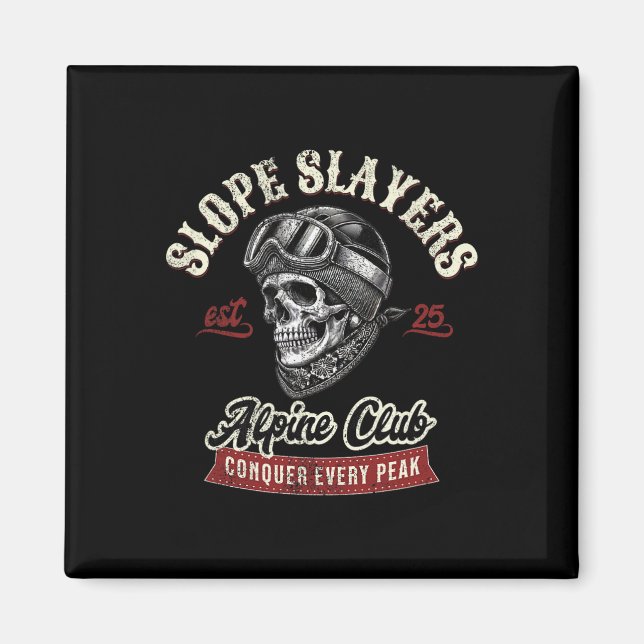 Aimant Skieurs de freestyle de Slope Slayers Ski Aventure (Devant)
