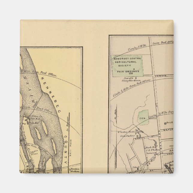 Aimant Skowhegan, Fairfield (Devant)