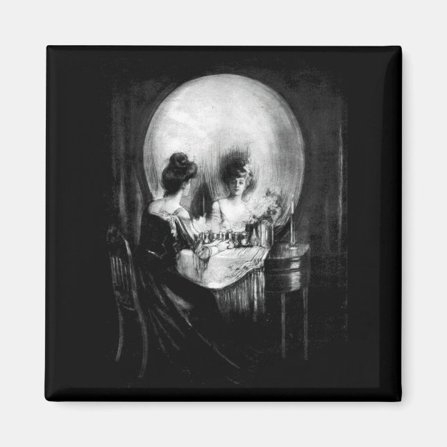 Aimant Skull Illusion All is Vanity (Devant)