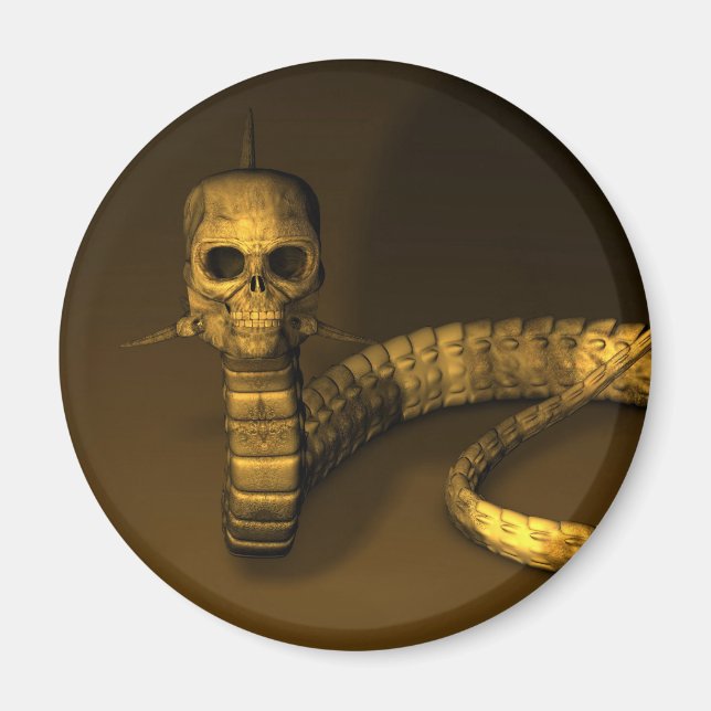 Aimant Skull Snake (Devant)