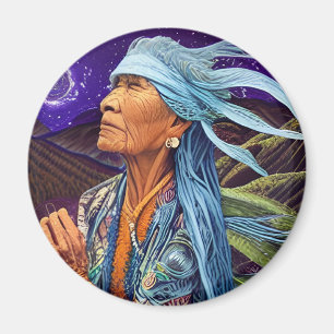 Aimant Sky Road Walker Native American Imaginaire Art