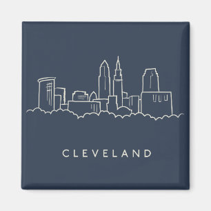 Aimant Skyline Cleveland Ohio