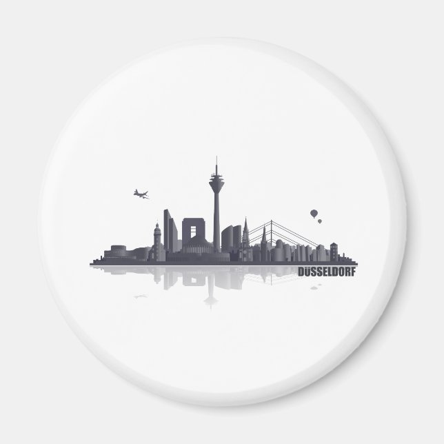 Aimant Skyline de Düsseldorf (Devant)