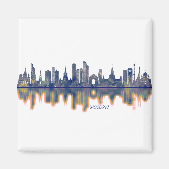 Aimant Skyline de Moscou (Devant)
