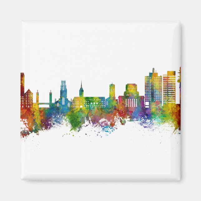 Aimant Skyline Duisburg Allemagne (Devant)