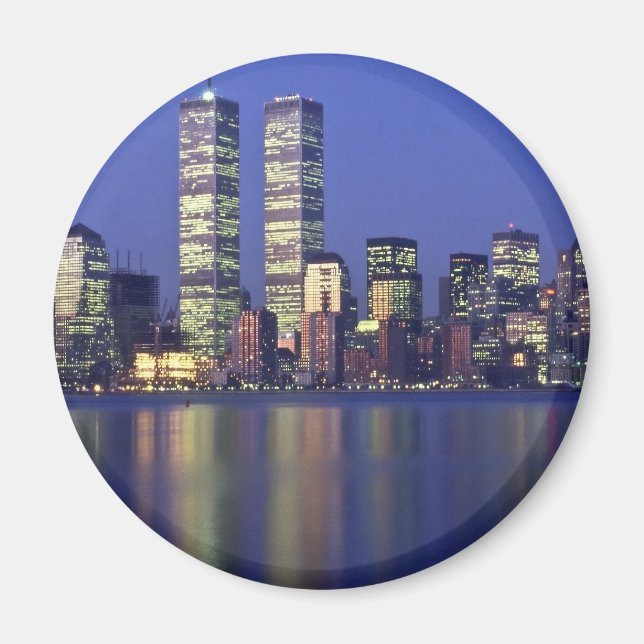 Aimant Skyline New York avec World Trade Center (Devant)
