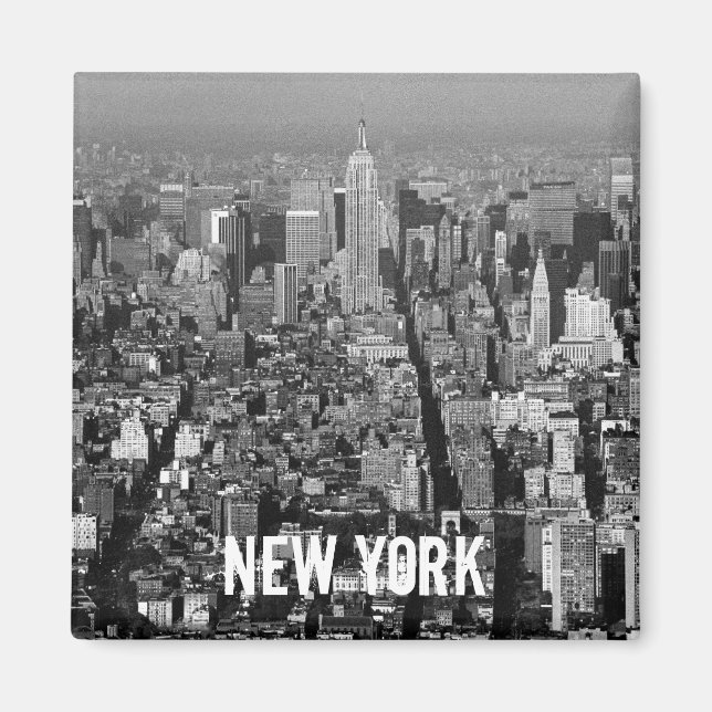 Aimant Skyline New York City USA 1987 (Devant)