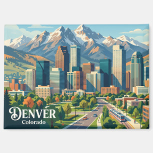 Aimant Skyline USA