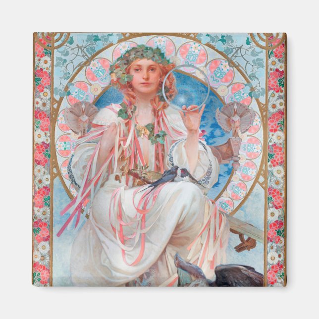 Aimant Slavia, Mucha (Devant)