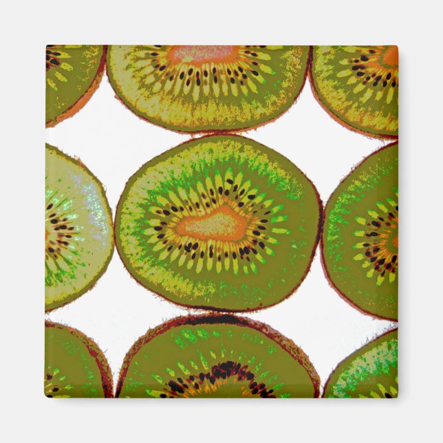 Aimant Slices Kiwi (Devant)